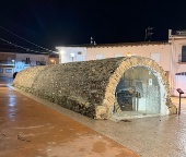 Instalación de una nueva iluminación exterior con tecnología LED en el Aljibe Árabe, datado en el siglo XI