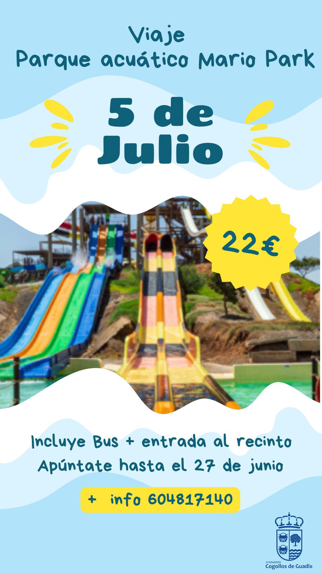 Viaje al parque acuático Mario Park